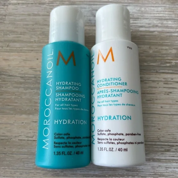 🫧 NWT Moroccanoil Set - Hydrating Shampoo + Conditioner, Hand Cream, Treatment - Picture 4 of 9